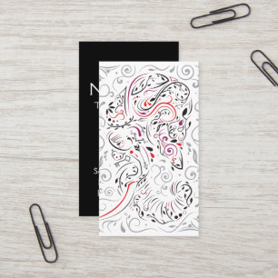 elephant ornate business card