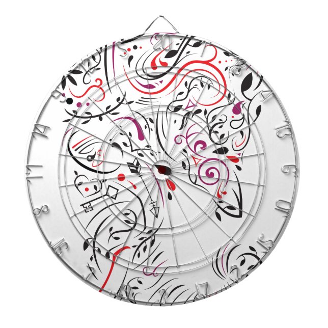 elephant ornate dartboard (Front)