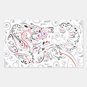 elephant ornate sticker