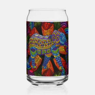 Eléphant orné coloré et Mandala