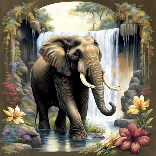 Elephant Painting Jigsaw Puzzle (Creator Uploaded)