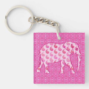 éléphant Paisley - rose glacé et fuchsia