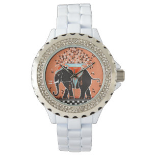 Elephant Parade  in Orange Watch