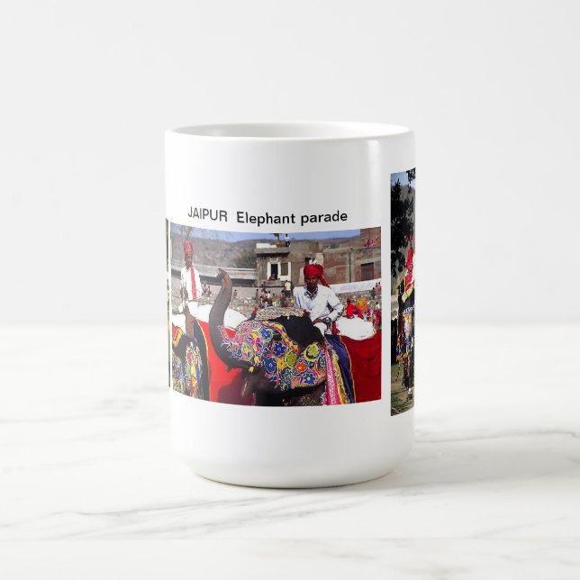 ELEPHANT PARADE JAIPUR INDIA COFFEE MUG (Center)