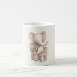 Elephant Parent & Baby Coffee Mug