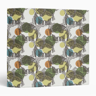 Elephant Pattern Binder