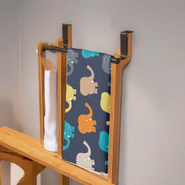 Elephant Pattern  Kitchen Towel