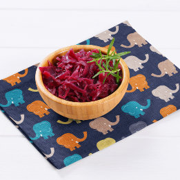 Elephant Pattern Placemat