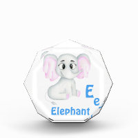 Elephant personalize ABC: Letter E - Add Your Name