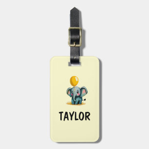 Elephant Personalized Colourful Bag Backpack Luggage Tag