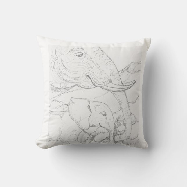 Elephant pillow (Front)