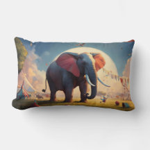 "Elephant Pillow, Baby Gift, Young Man"