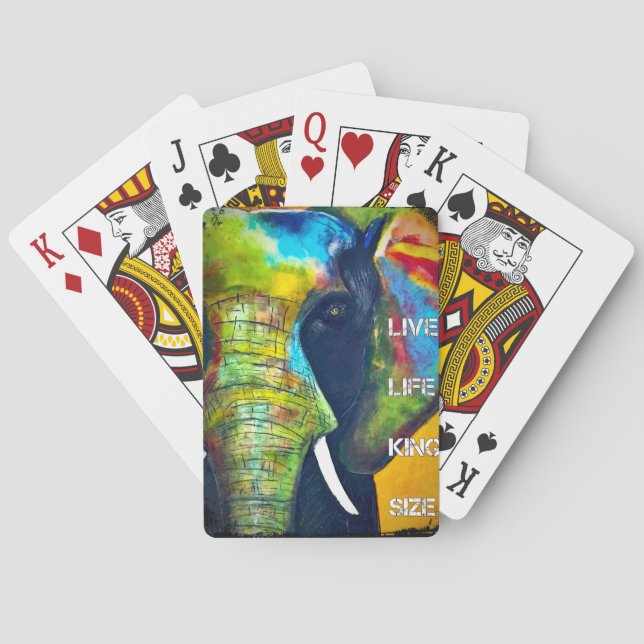 Elephant Playing Cards (Back)