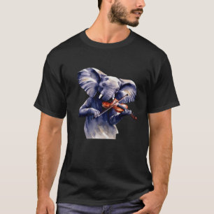 Elephant Playing Guitar T-Shirt