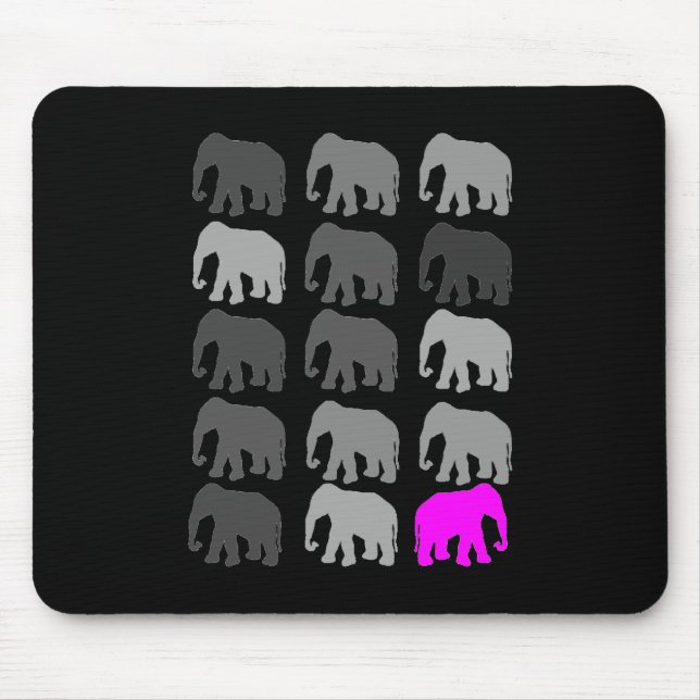 Elephant PopArt Gifts Mouse Pad (Front)
