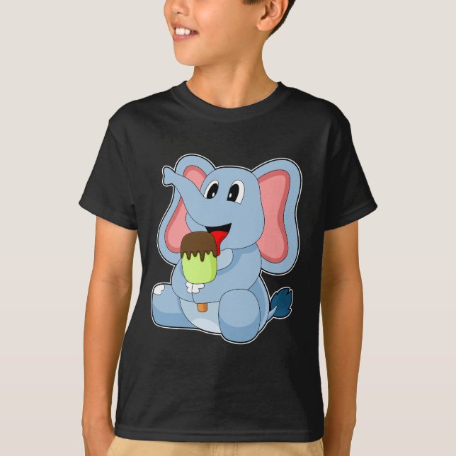 Elephant Popsicle T-Shirt (Front)