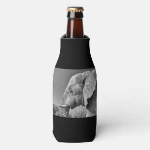 Elephant portrait bottle cooler