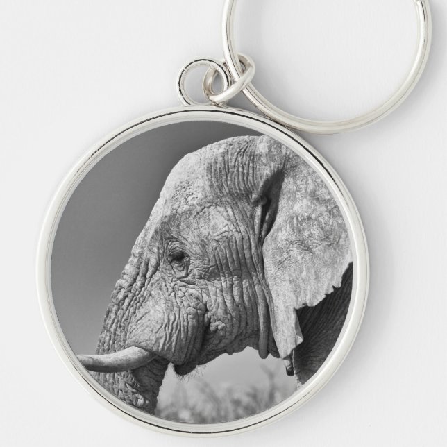 Elephant portrait keychain (Front)
