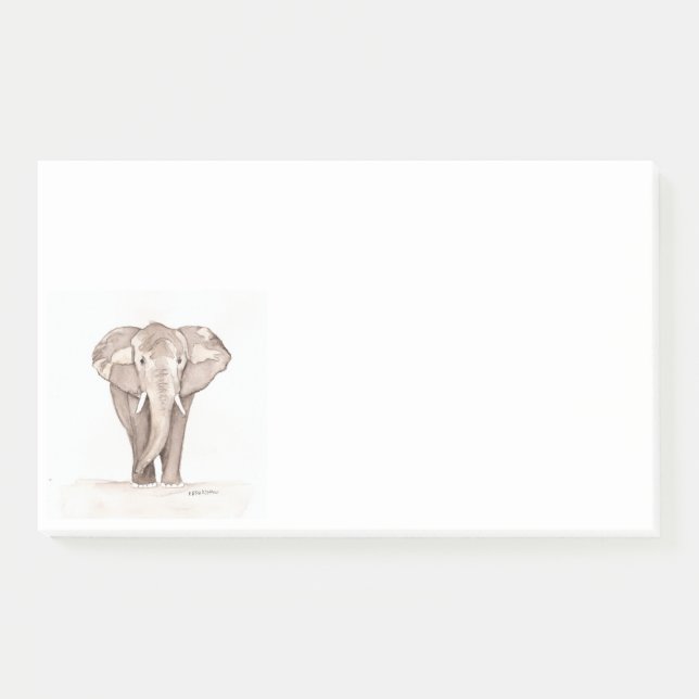 elephant post it notes (Front)