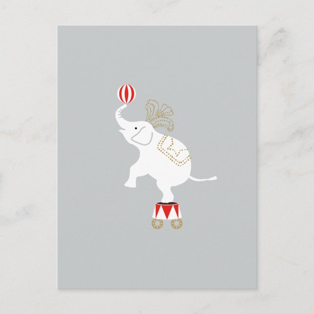 Elephant Postcard (Front)