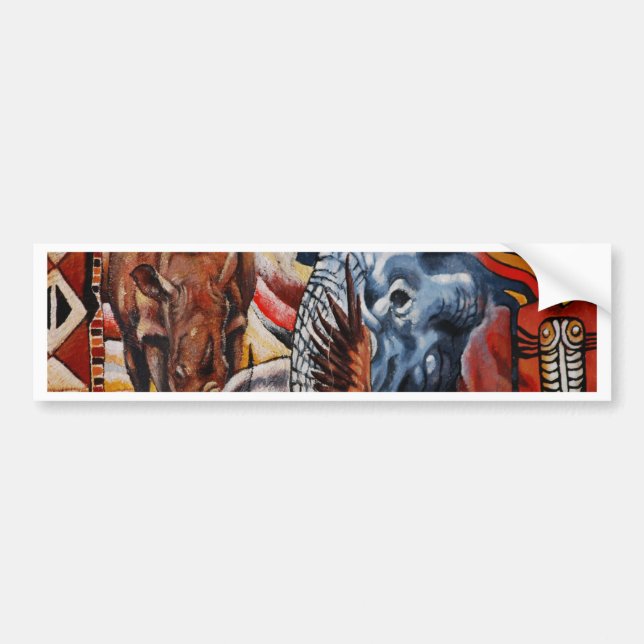 Elephant Pride Bumper Sticker (Front)