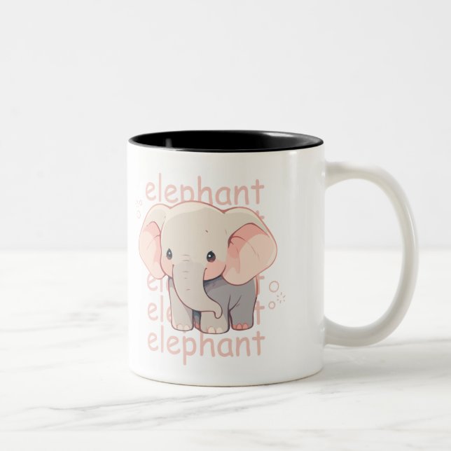 Elephant Print Mug (Right)