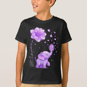 Elephant purple will remember for alzheimers T-Shirt