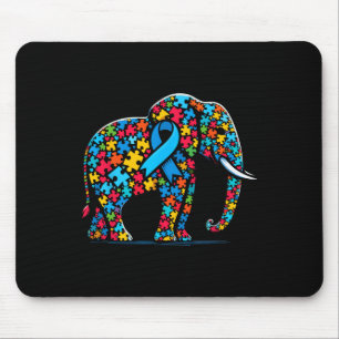 Elephant Puzzle Autism Awareness Autistic Womens M Mouse Pad