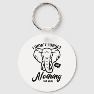 Elephant Quote, Elephant Lover, Elephant Zoo Anima Keychain