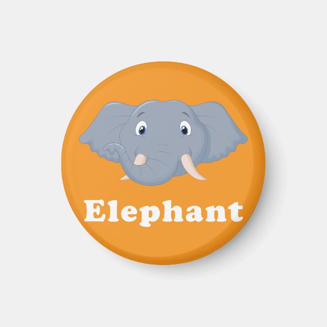 Elephant refrigerator magnets home kitchen (Front)