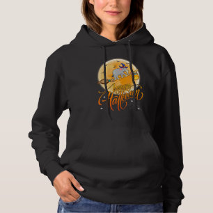 Elephant Ride Witch Shotgun Moon Vintage Elephant Hoodie