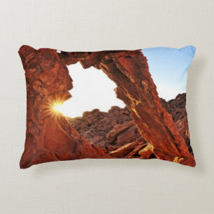 Elephant Rock in the Valley of Fire Accent Pillow