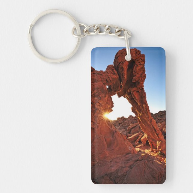 Elephant Rock in the Valley of Fire Keychain (Front)