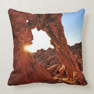 Elephant Rock in the Valley of Fire Throw Pillow