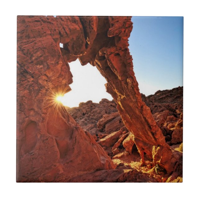 Elephant Rock in the Valley of Fire Tile (Front)