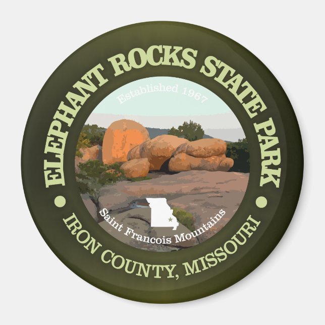 Elephant Rocks SP Magnet (Front)