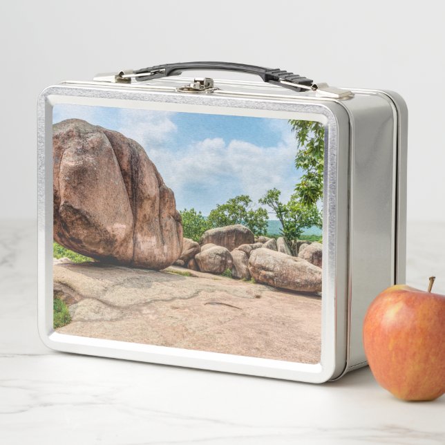 Elephant Rocks State Park Metal Lunch Box (In Situ)