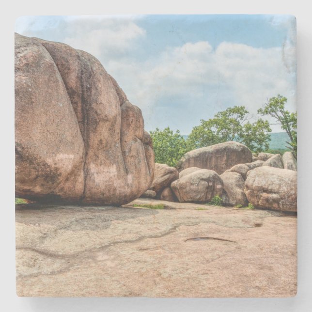 Elephant Rocks State Park Stone Coaster (Front)