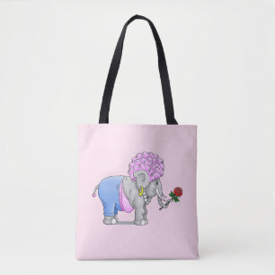 Elephant Romance Tote Bag