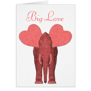 Eléphant rose romantique