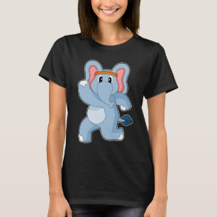 Elephant Runner Running T-Shirt