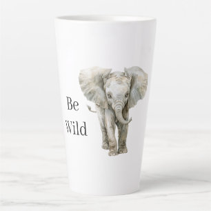 Elephant Safari Animal Latte Mug