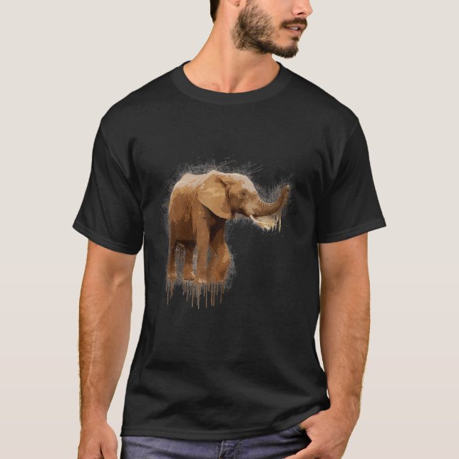 Elephant Save The Animals 9 T-Shirt (Front)