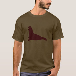 Elephant Seal Shirt Chocolate Brown