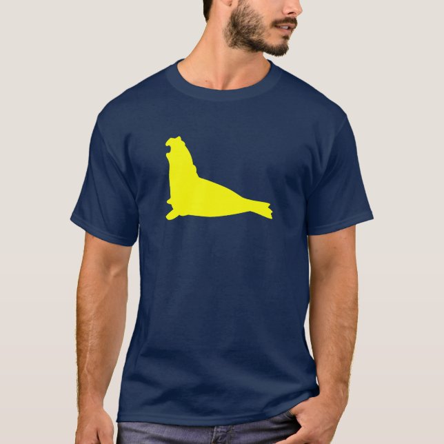 Elephant Seal Shirt Yellow (Front)