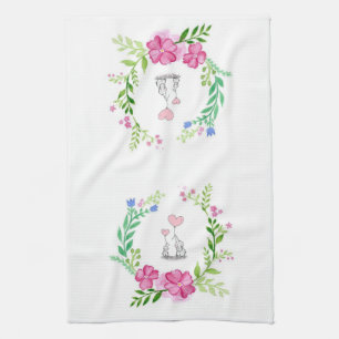 Eléphant Serviette à main de cuisine