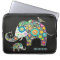 Elephant Shape Colourful Retro Flowers