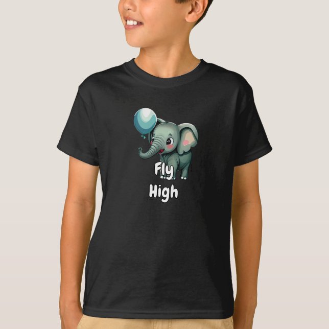 Elephant Shirt Fun Cool Unique Best Stylish Kid (Front)