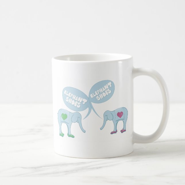 Elephant Shoes Coffee Mug (Right)