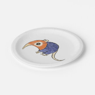 Elephant Shrew Paper Plates